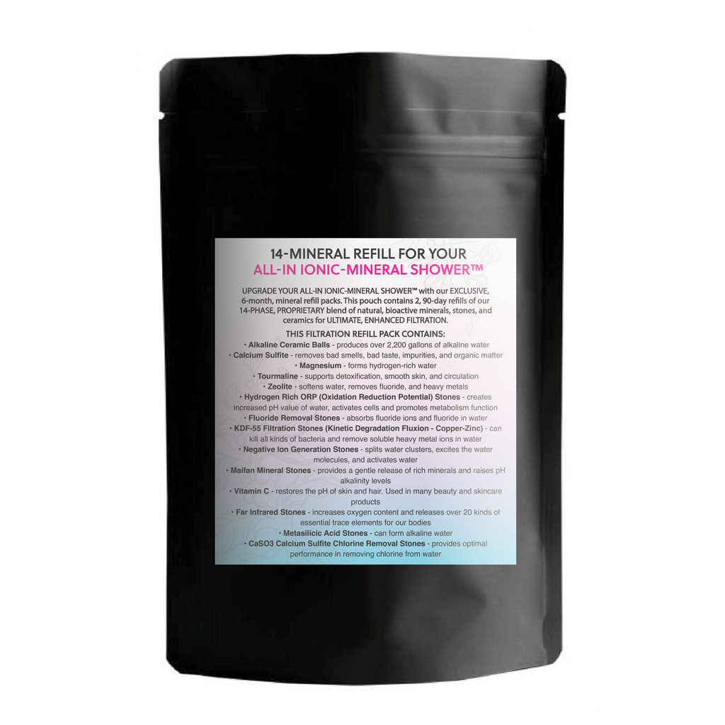 14-Mineral Filtration Refill Pack for All-In Ionic-Mineral Shower™