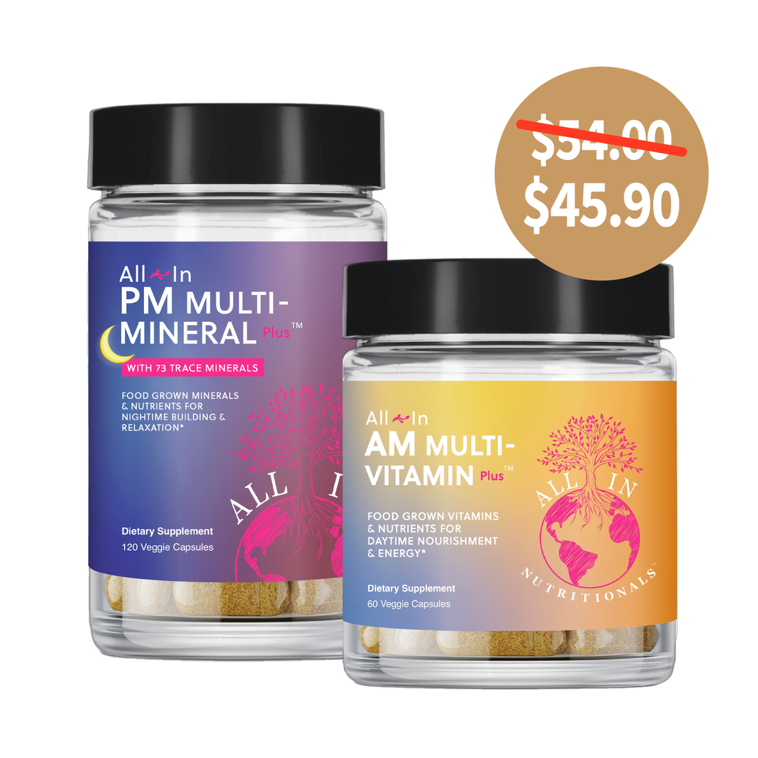 AM Multi-Vitamin + ™ & PM Multi-Mineral + ™