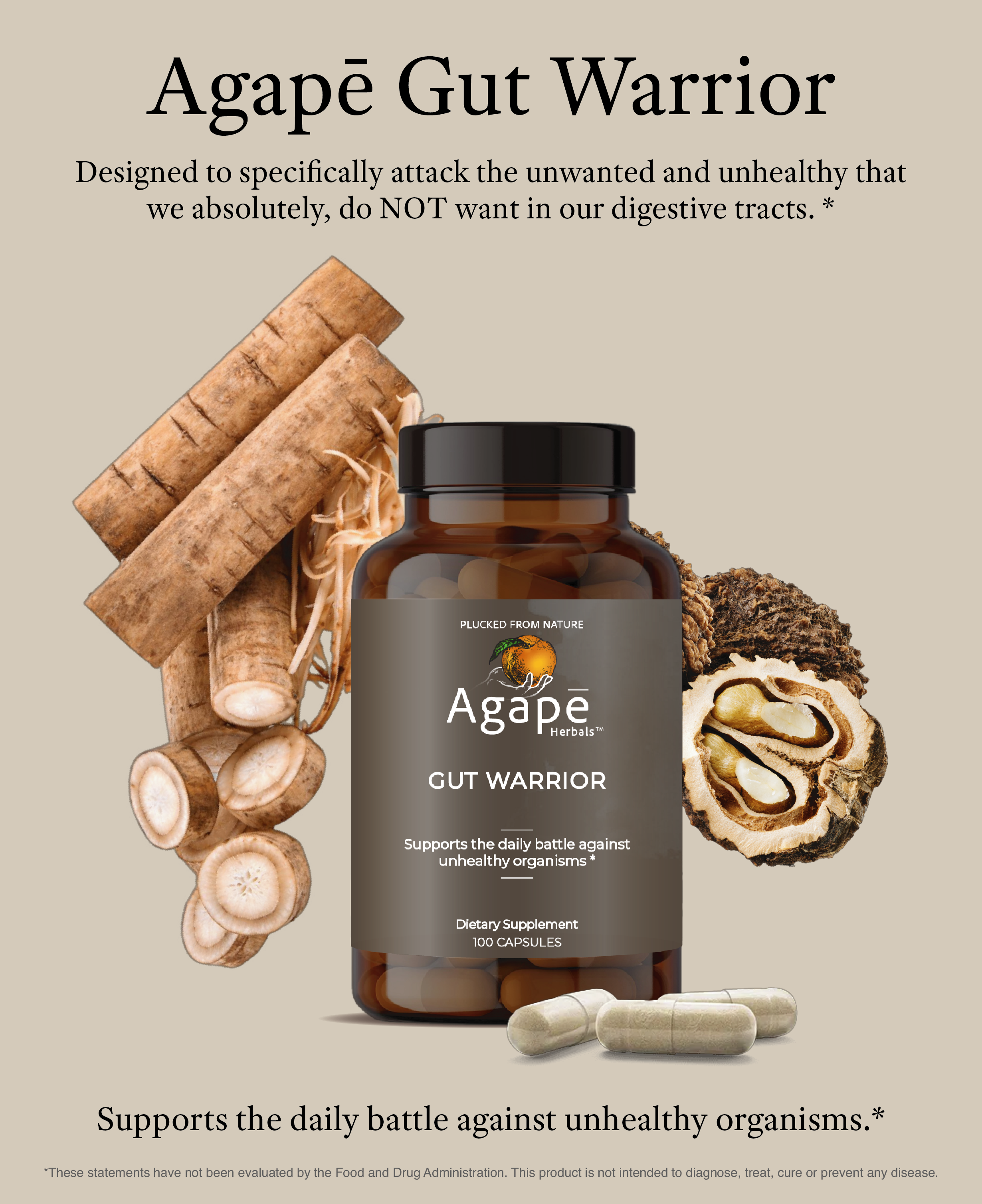 Agapē Herbals™ Gut Warrior