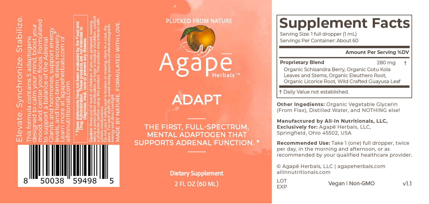 Agapē Herbals™ Adapt