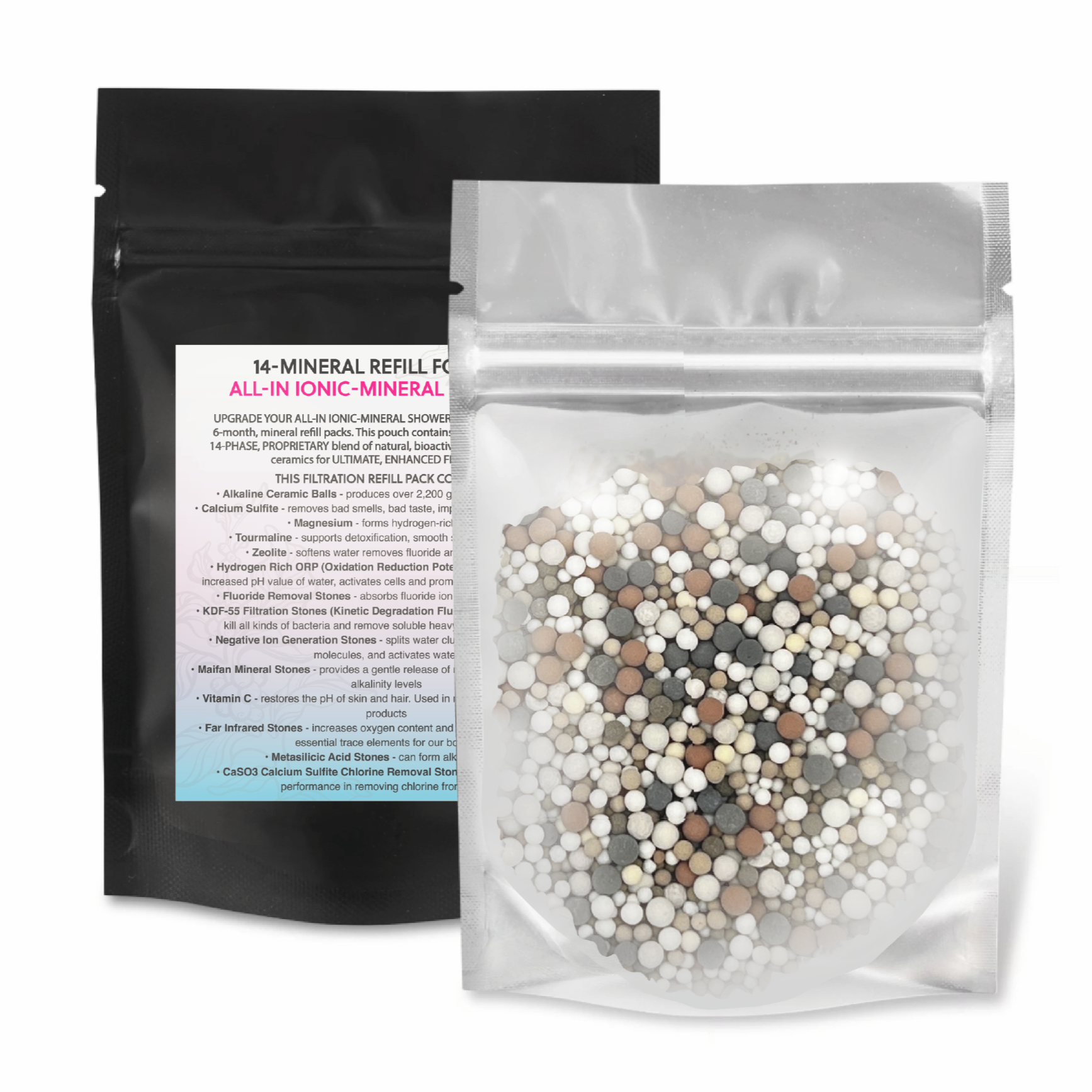 14-Mineral Filtration Refill Pack for All-In Ionic-Mineral Shower™