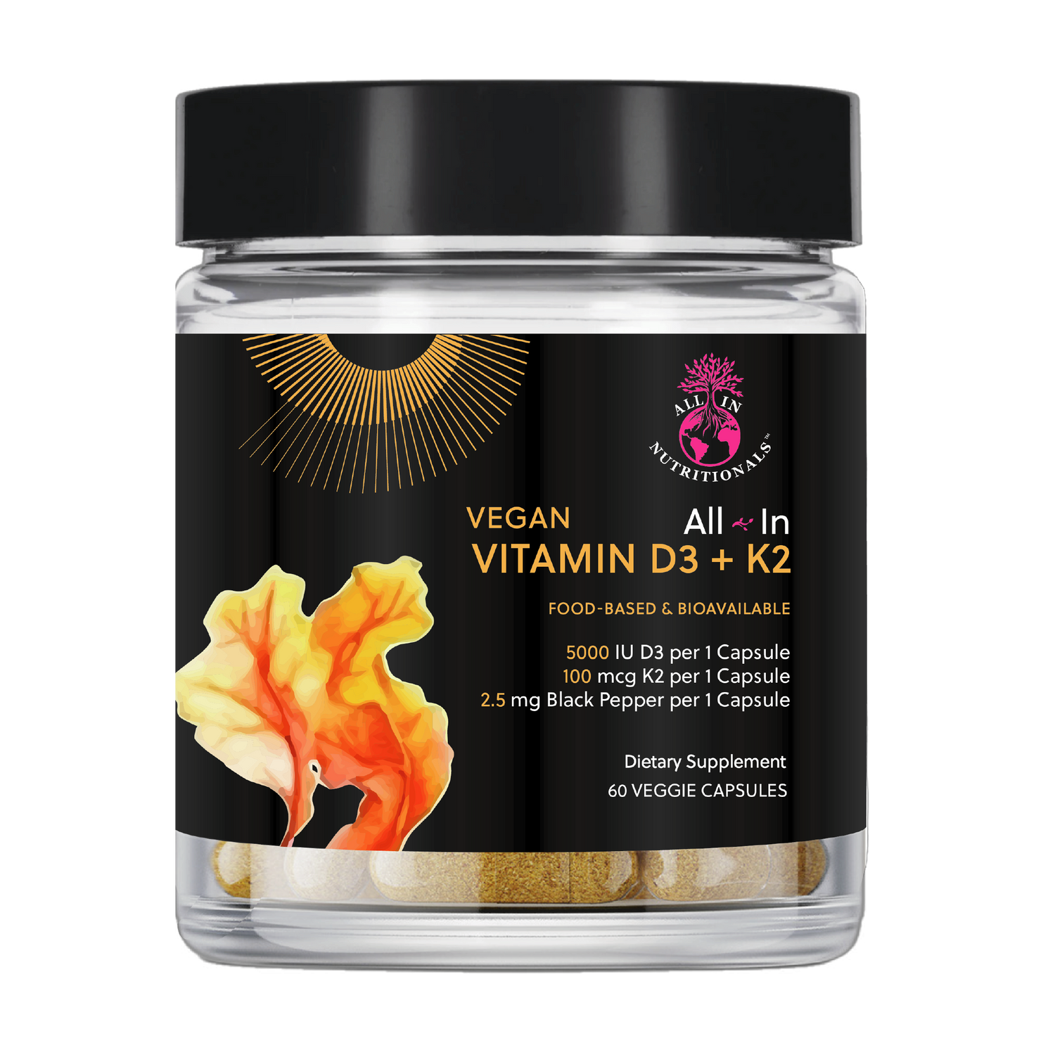 Vegan Vitamin D3+ Vitamin K2