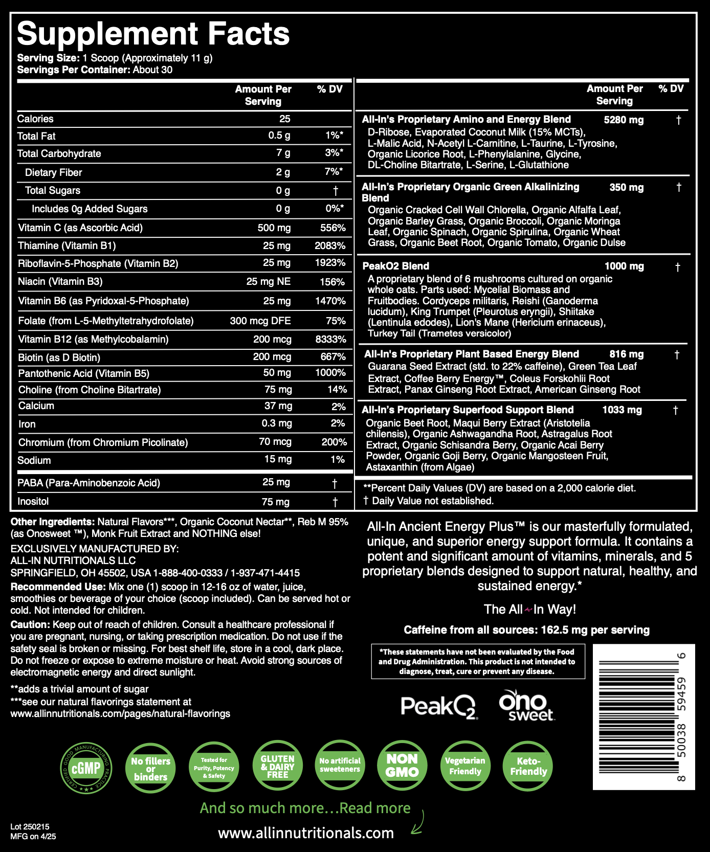 Ancient Energy Plus™