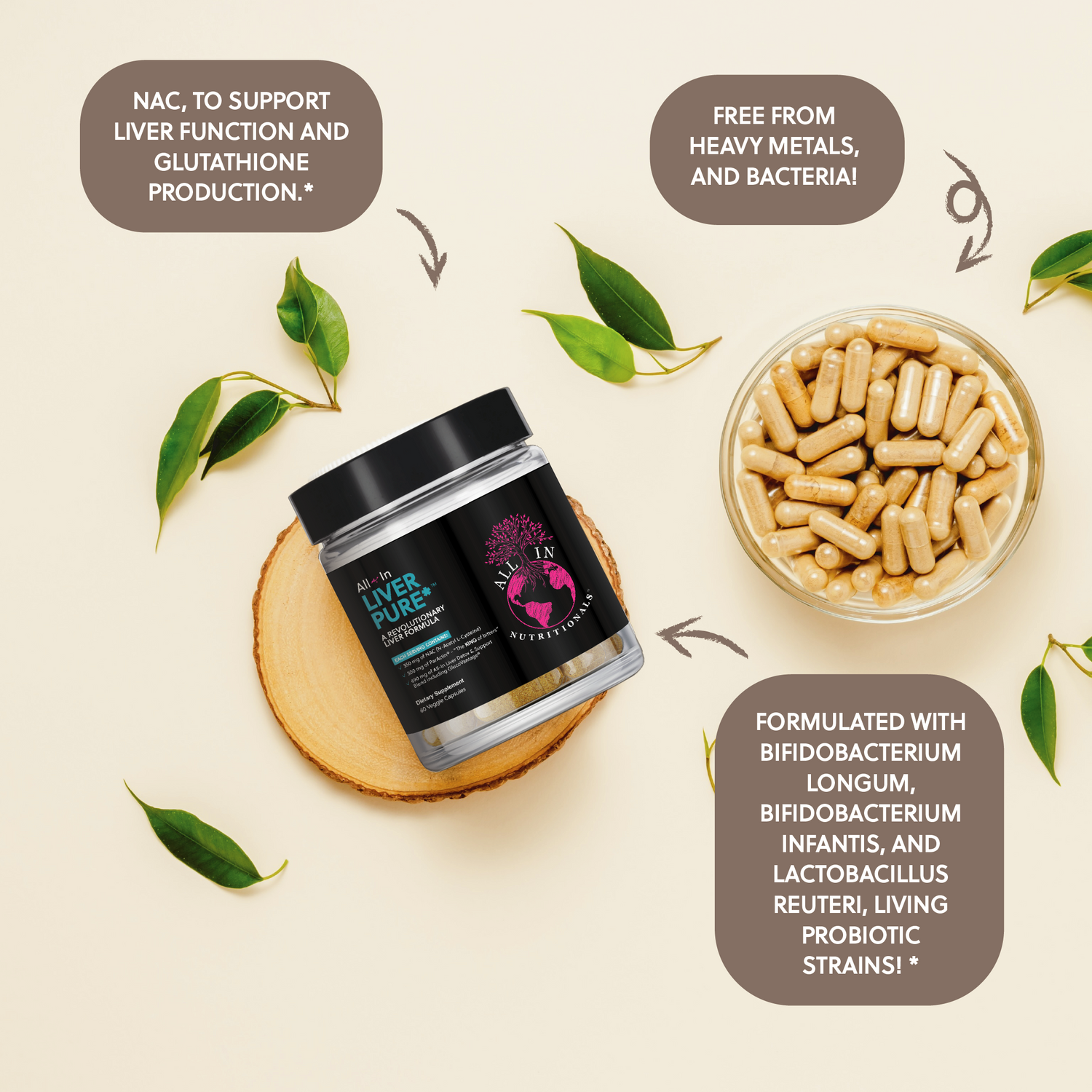 Liver Pure | Liver Detox Support Supplement | All-In Nutritionals Liver Pure | Liver Detox Support Supplement | All-In Nutritionals