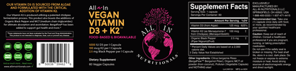 Vegan Vitamin D3+ Vitamin K2™