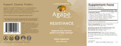 Agapē Herbals™ Resistance