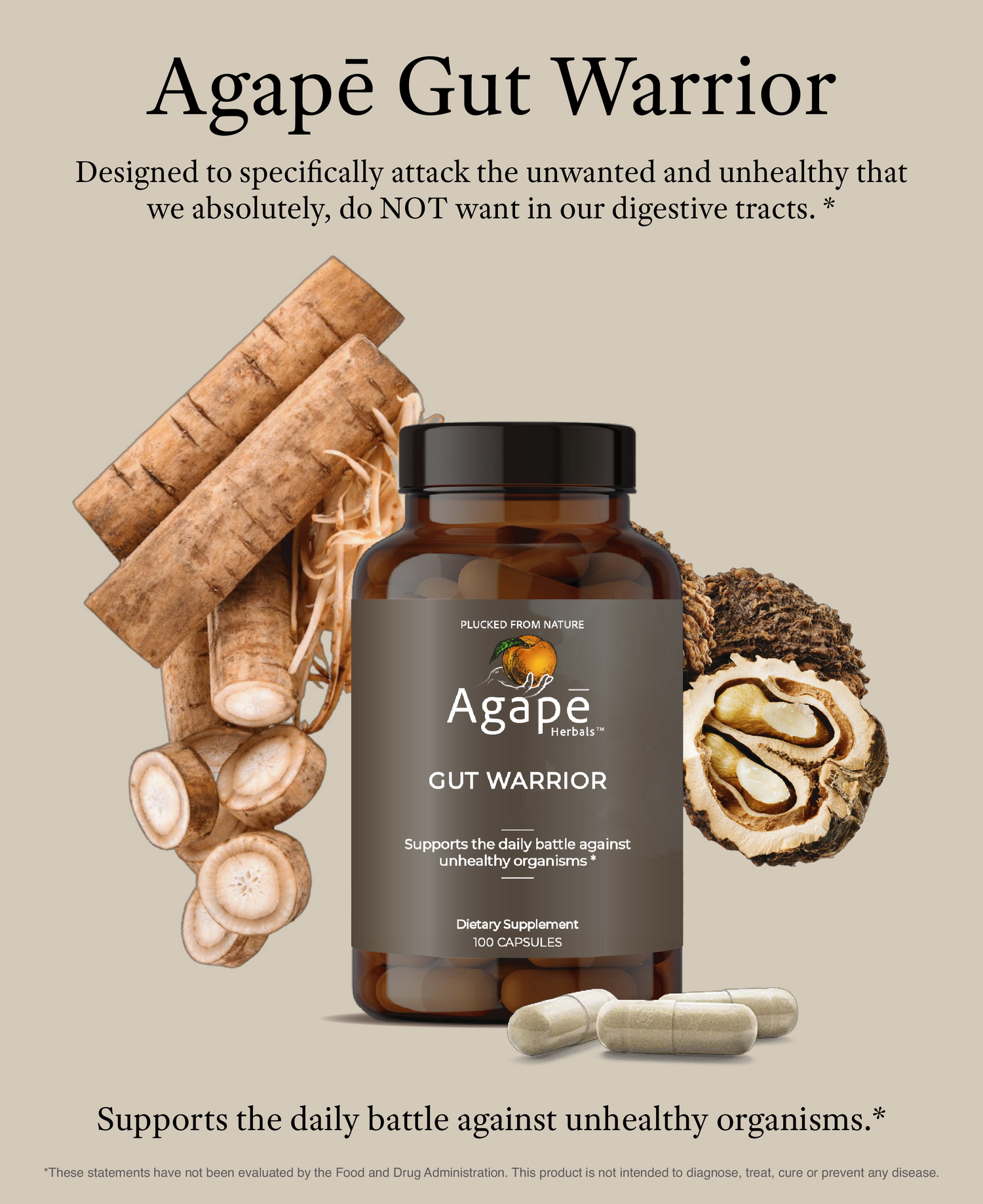 Agapē Herbals™ Gut Warrior