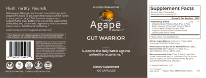 Agapē Herbals™ Gut Warrior