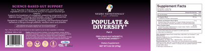 Neuro Nutritionals Populate &amp; Diversify*