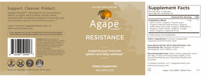 Agapē Herbals™ Resistance