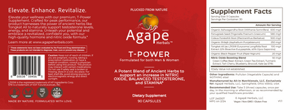 Agapē Herbals™ T-Power
