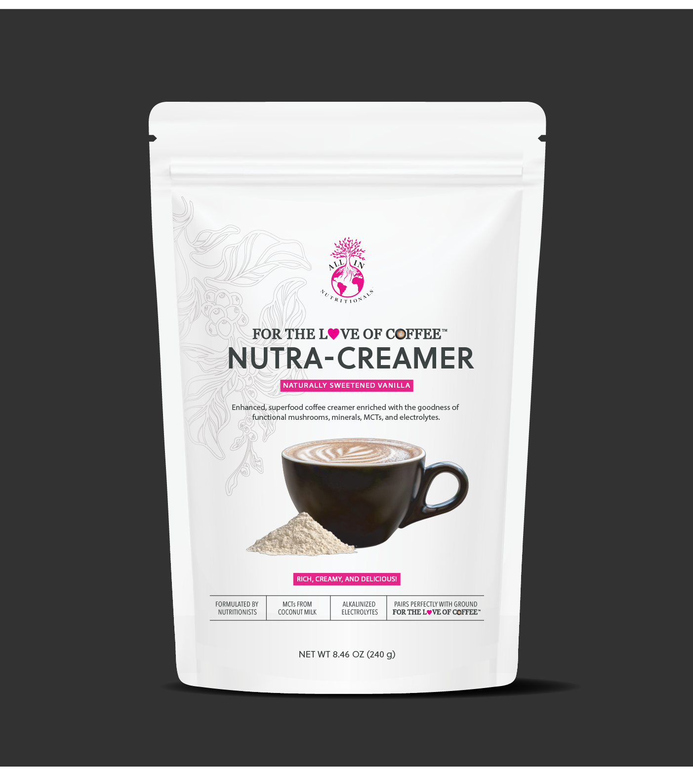 For the L❤️ve of Coffee™ Nutra-Creamer