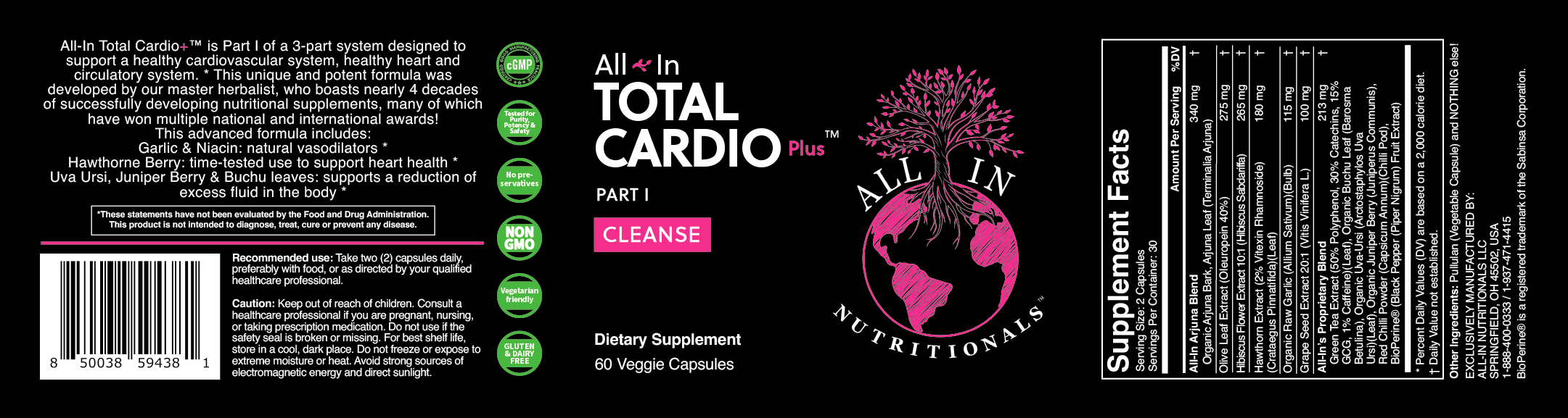 Total Cardio + Part 1, Cleanse