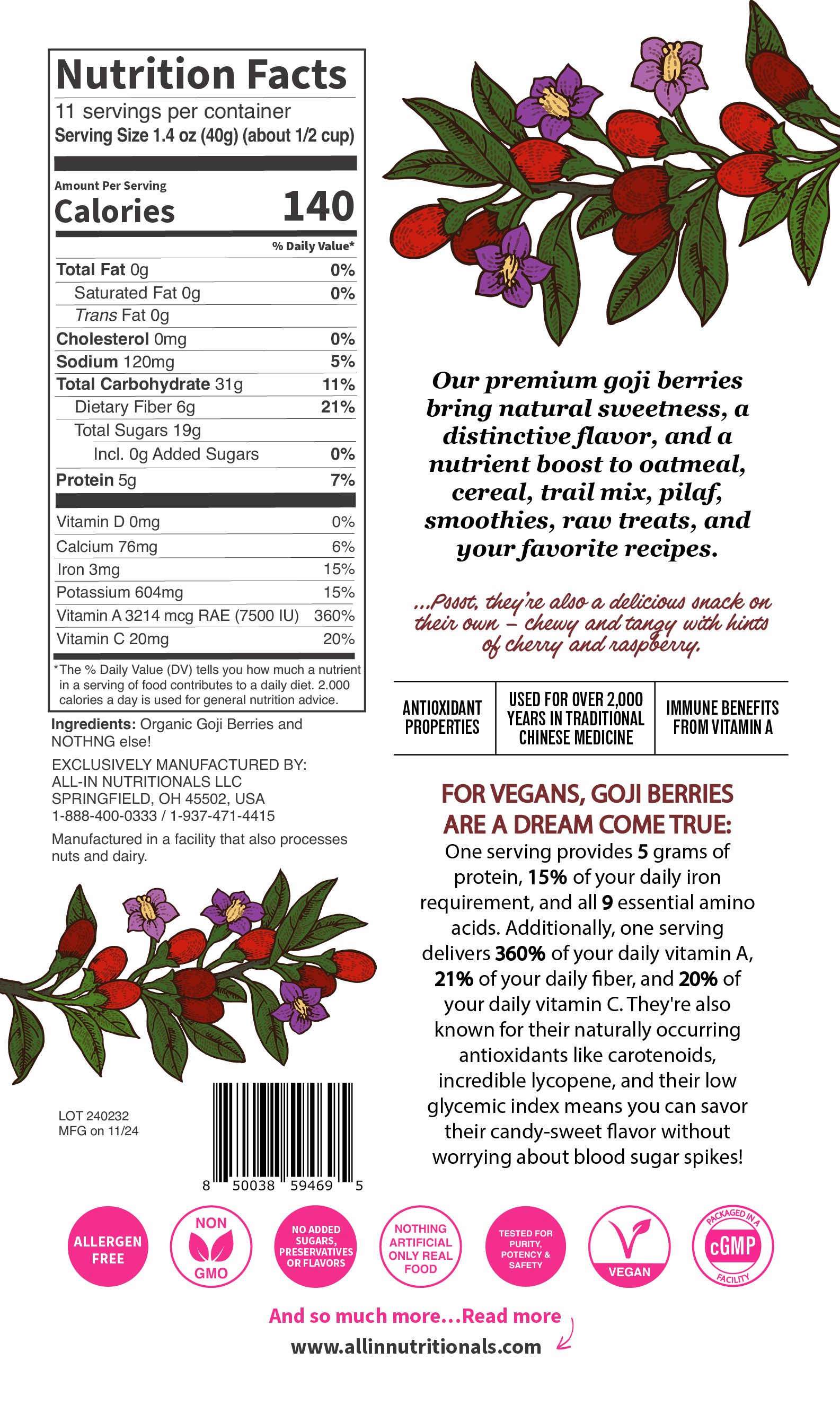 All-In Goji Berries