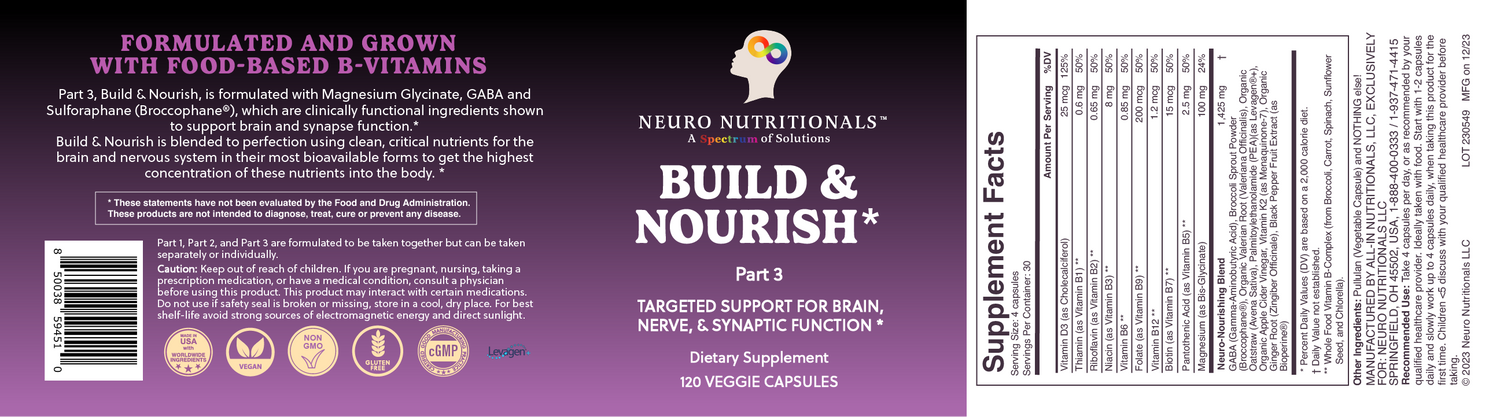 Neuro Nutritionals Build &amp; Nourish*