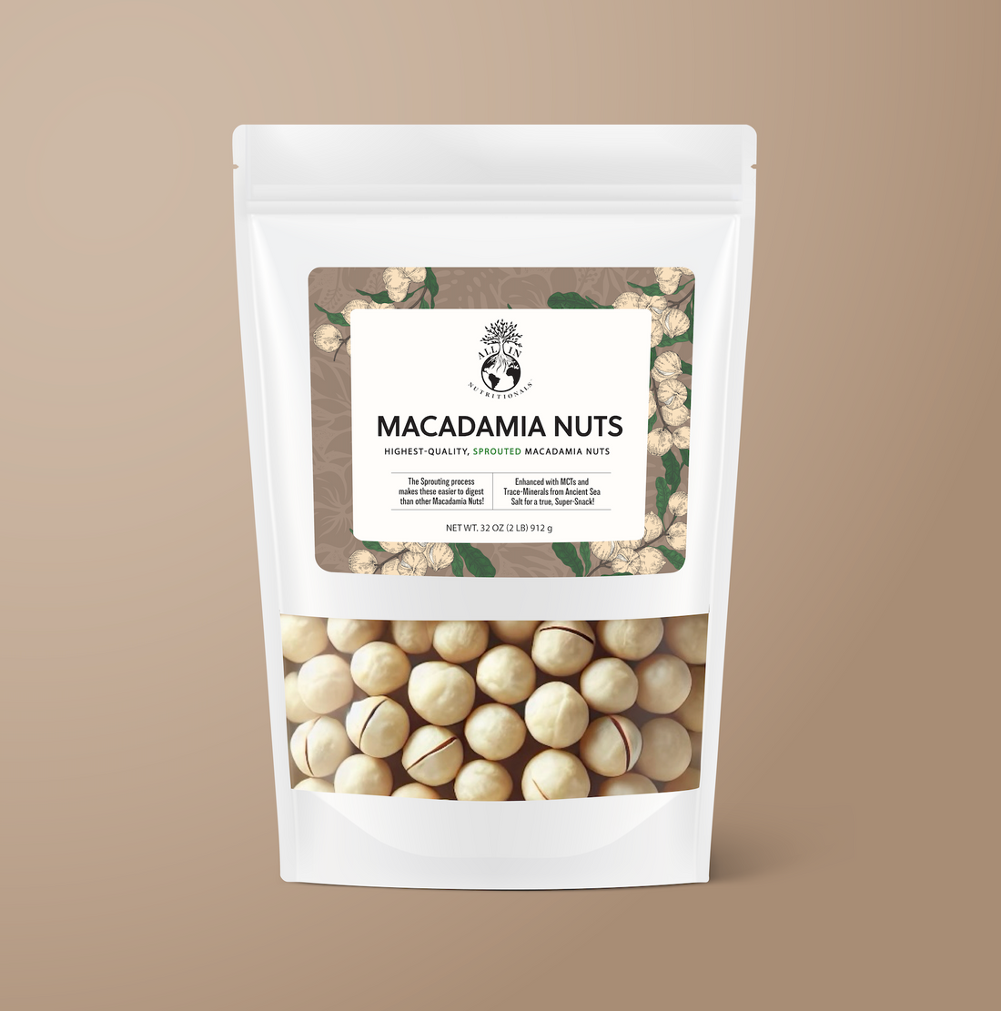 All-In Sprouted Macadamia Nuts