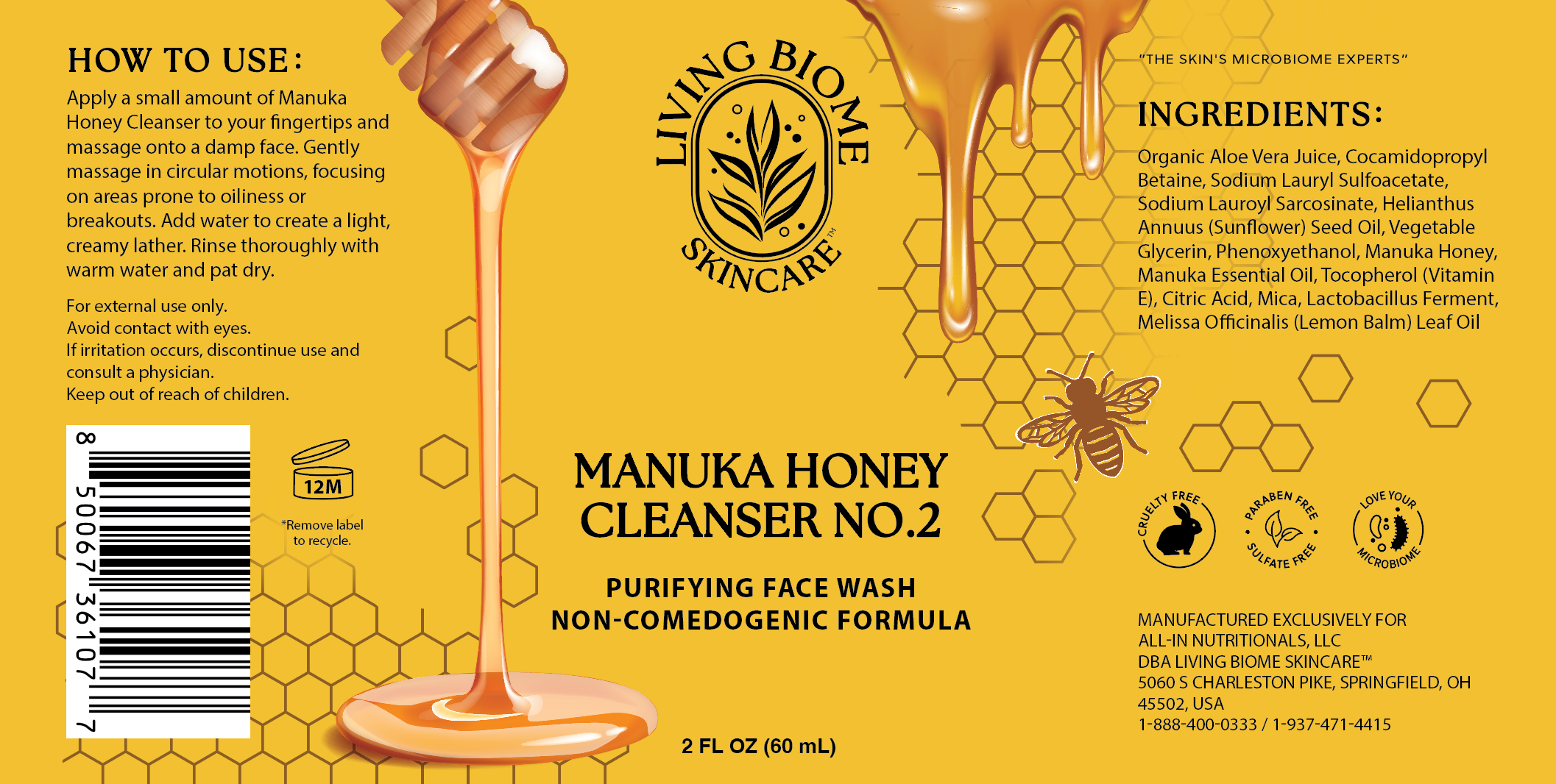 MANUKA HONEY CLEANSER NO.2