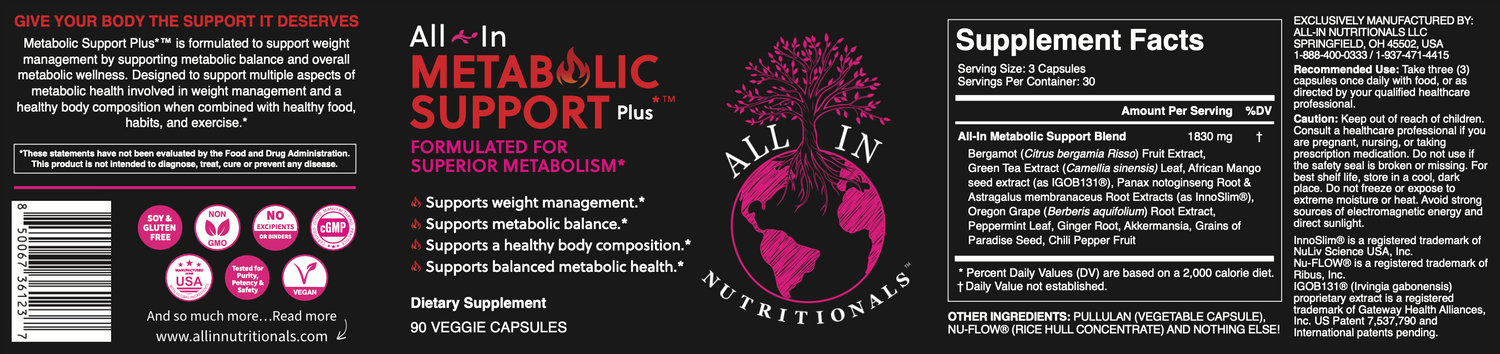 Metabolic Support Plus*™