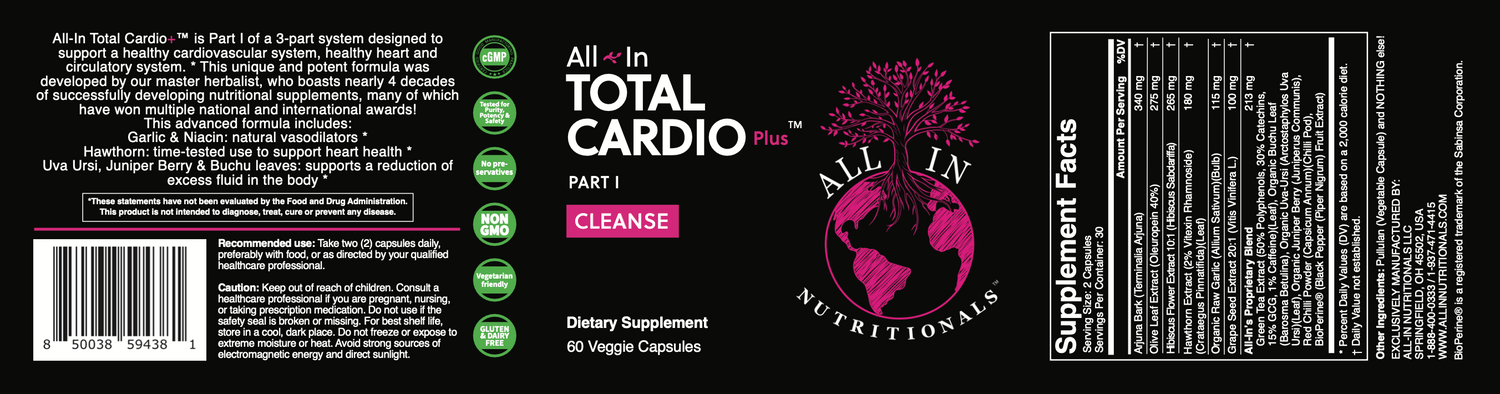 Total Cardio Plus™ Part 1: Cleanse