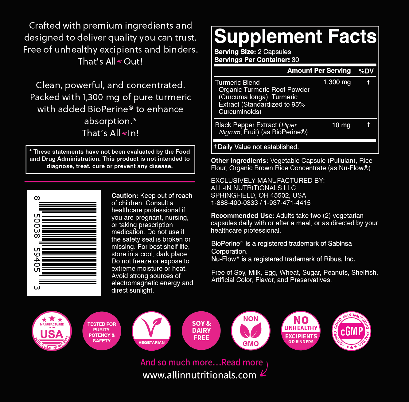 Turmeric Curcumin Plus™