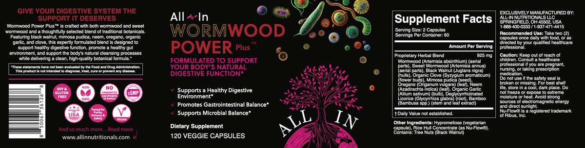 WormWood Power Plus™